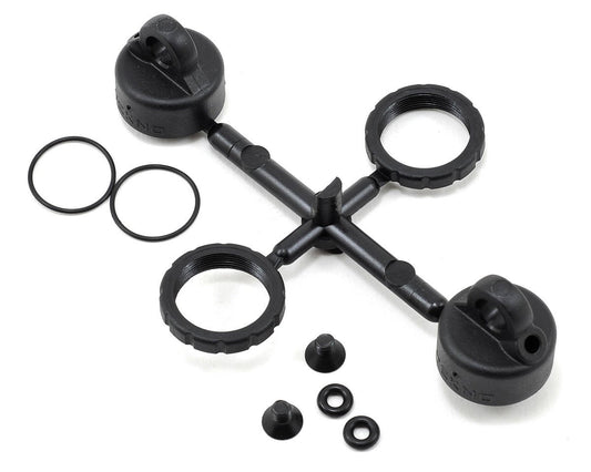 Tekno RC Composite Shock Cap & Spring Adjuster Set (TKR6018)