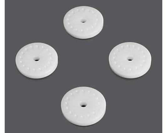 Tekno RC CNC Flat/Flat Shock Pistons (4) (Blank) (TKR6163)