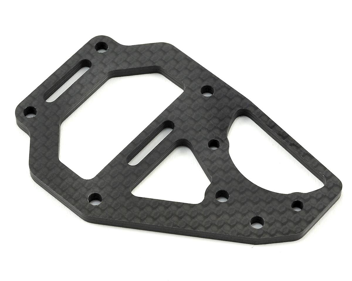 Tekno RC EB410/ET410 Carbon Fiber Center Differential Top Plate & Fan Mount (TKR6635C)