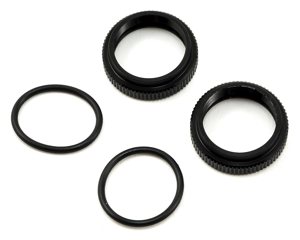 Tekno RC EB410/ET410 Aluminum Shock Adjustment Collars (2) (TKR6719A)