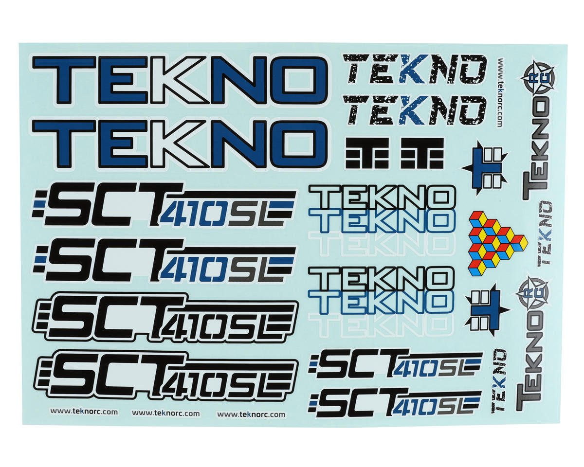 Tekno RC SCT410SL Decal Sheet (TKR7013)