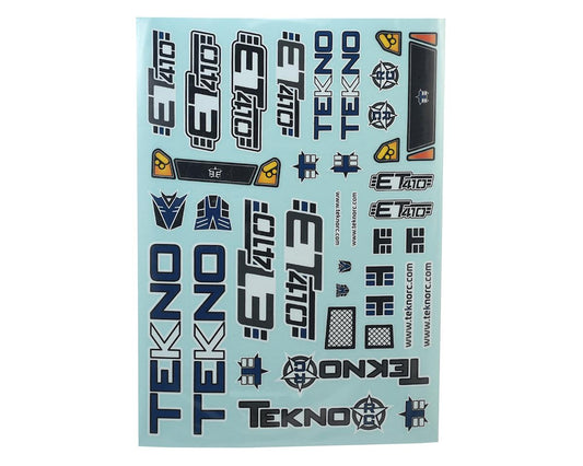Tekno RC ET410 Decal Sheet (TKR7213)