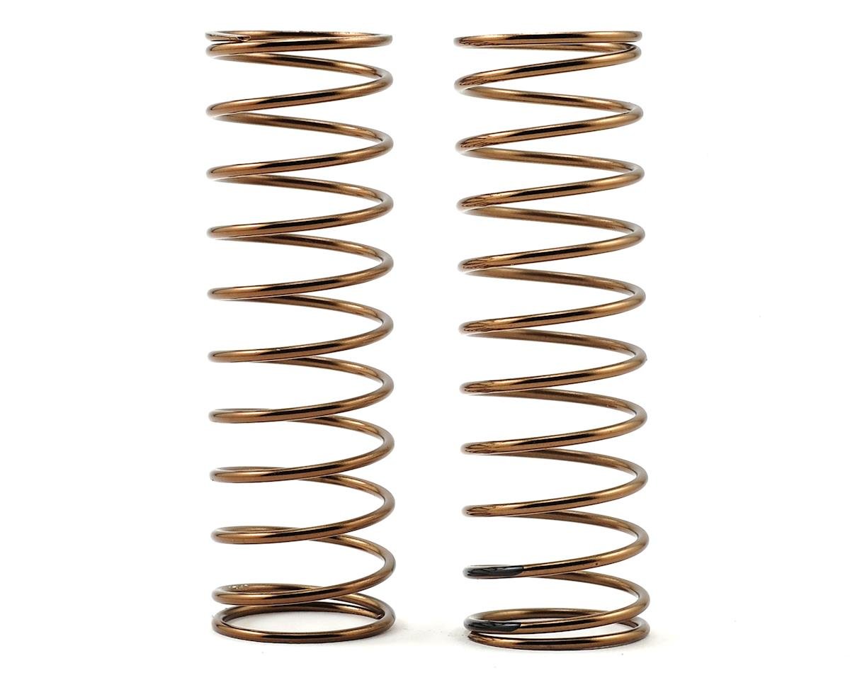 Tekno RC Low Frequency 75mm Front Shock Spring Set (Black - 3.58lb/in) (TKR8763)