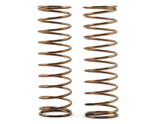 Tekno RC Low Frequency 75mm Front Shock Spring Set (Black - 3.58lb/in) (TKR8763)