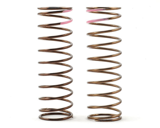 Tekno RC Low Frequency 75mm Front Shock Spring Set (Pink - 3.82lb/in) (TKR8764)