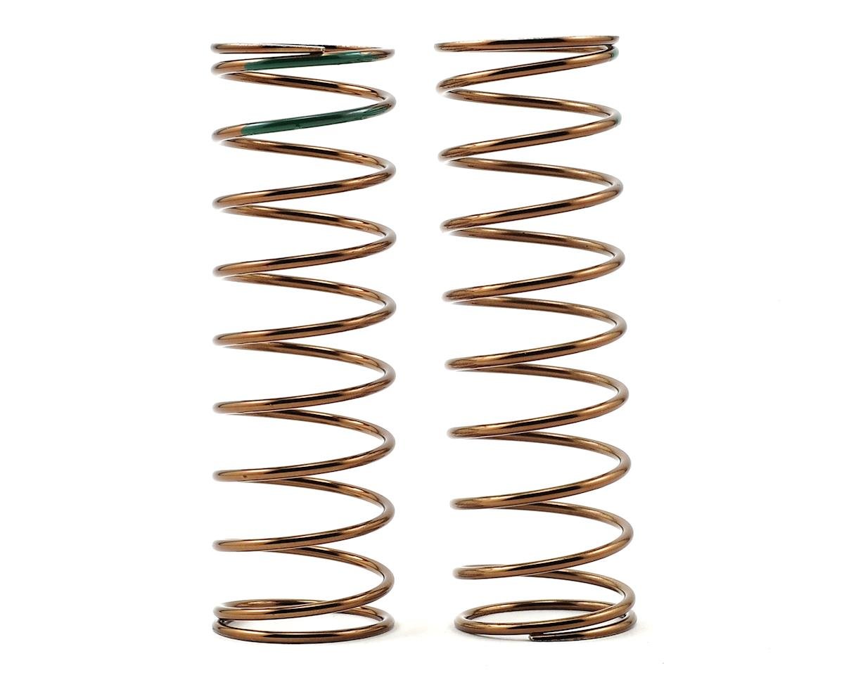 Tekno RC Low Frequency 75mm Front Shock Spring Set (Green - 4.14lb/in) (TKR8765)