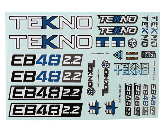 Tekno RC EB48 2.2 Decal Sheet (TKR9236)