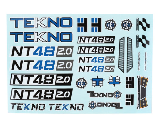 Tekno RC NT48 2.0 Decal Sheet (TKR9446)
