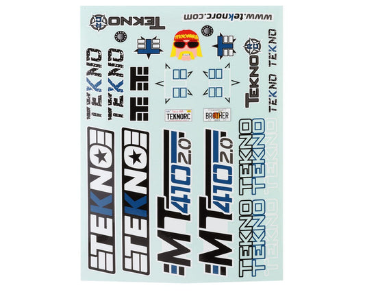 Tekno RC MT410 2.0 Decal Sheet (TKR9547)