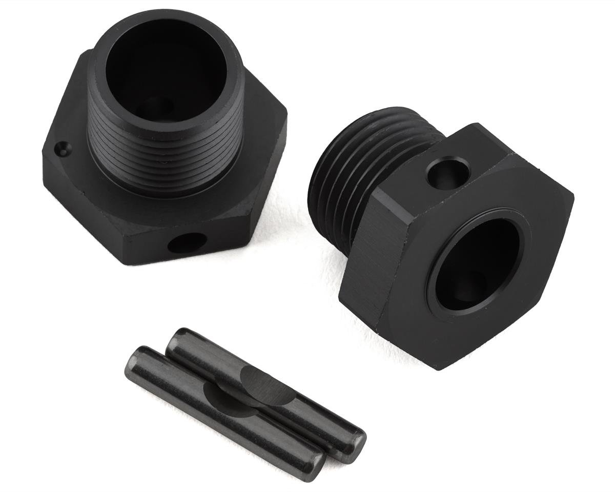 Tekno RC NB48 2.1 Aluminum 17mm Wheel Hub Set (Gun Metal) (2) (TKR9674)
