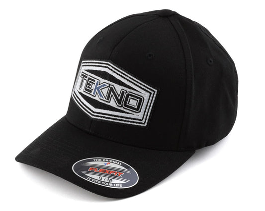 Tekno RC "Round Bill" FlexFit WOOLY Cap (Black) (S/M) (TKRHAT13SM)