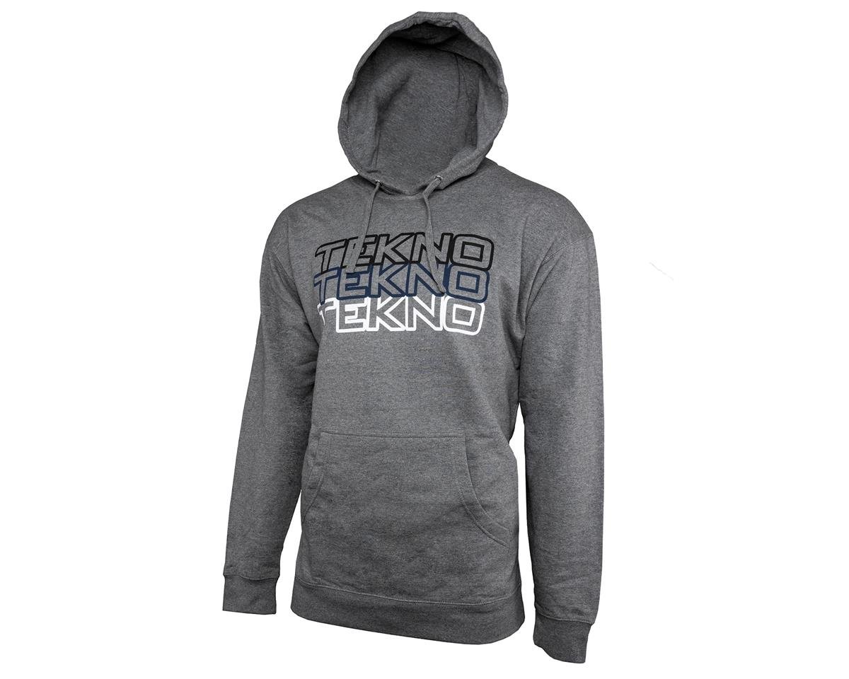 Tekno RC Grey "Stacked" Hoodie (XL) (TKRHOODIE06XL)