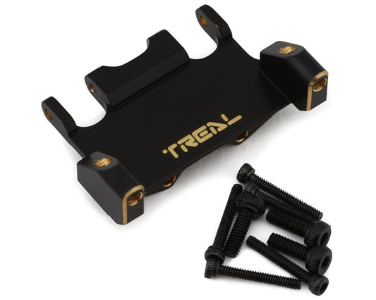 Treal Hobby Axial AX24 Brass Servo Mount (Black) (10g) (EcoPower/Emax) (TLHTAX24-04)