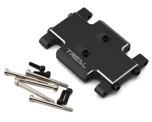 Treal Hobby Axial AX24 Aluminum Skid Plate (Black) (TLHTAX24-05)