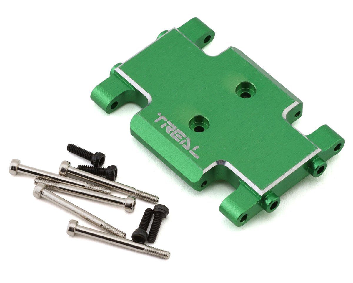 Treal Hobby Axial AX24 Aluminum Skid Plate (Green) (TLHTAX24-06)