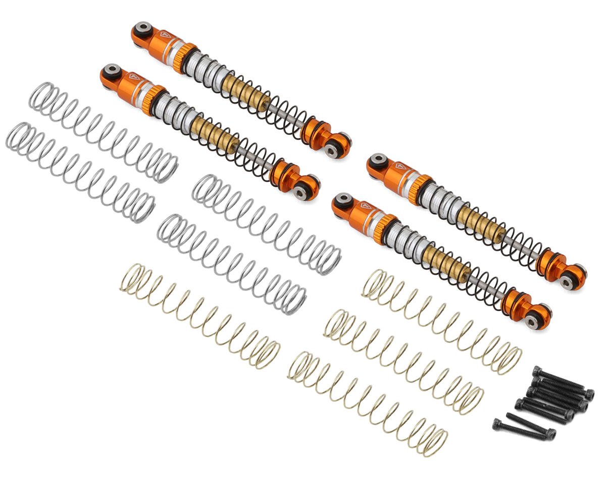 Treal Hobby Axial AX24 Aluminum Long-Travel Threaded Shocks (53mm) (4) (TLHTAX24-11)