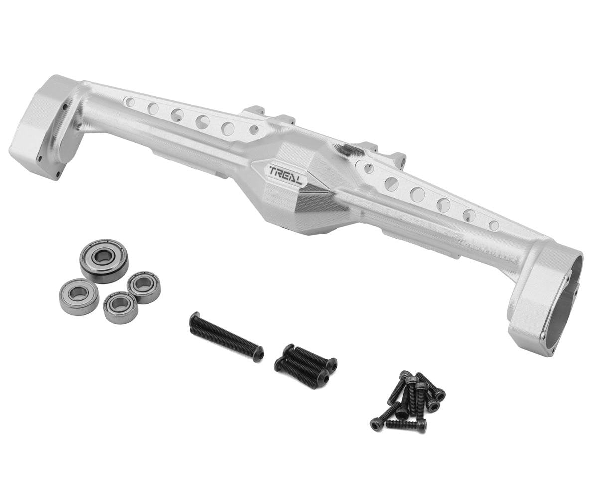 Treal Hobby Axial Capra CNC Aluminum One Piece Rear Axle Housing (Silver) (TLHTCAPRA-04)