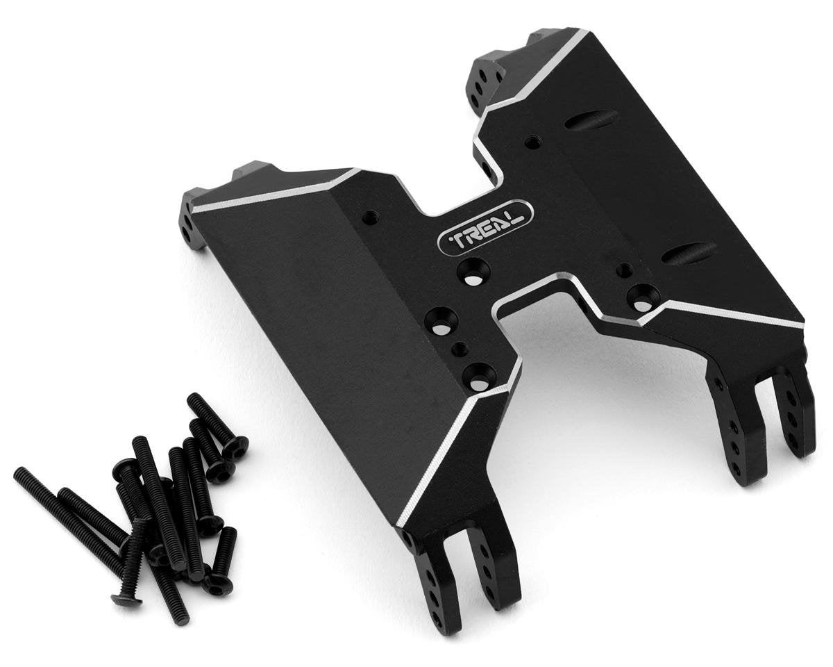 Treal Hobby Axial Capra CNC Aluminum Center Skid Plate (Black) (TLHTCAPRA-12)