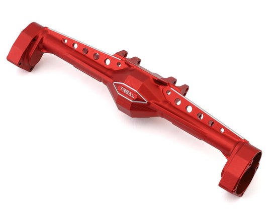 Treal Hobby Axial Capra CNC Aluminum One Piece Rear Axle Housing (Red) (TLHTCAPRA-28)
