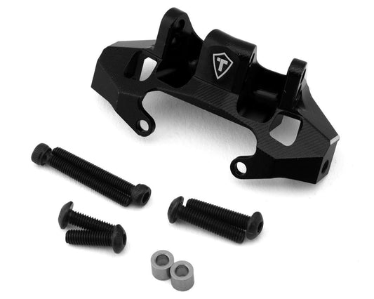 Treal Hobby Axial Capra CNC Aluminum Rear Upper Link Riser Mount (Black) (TLHTCAPRA-36)