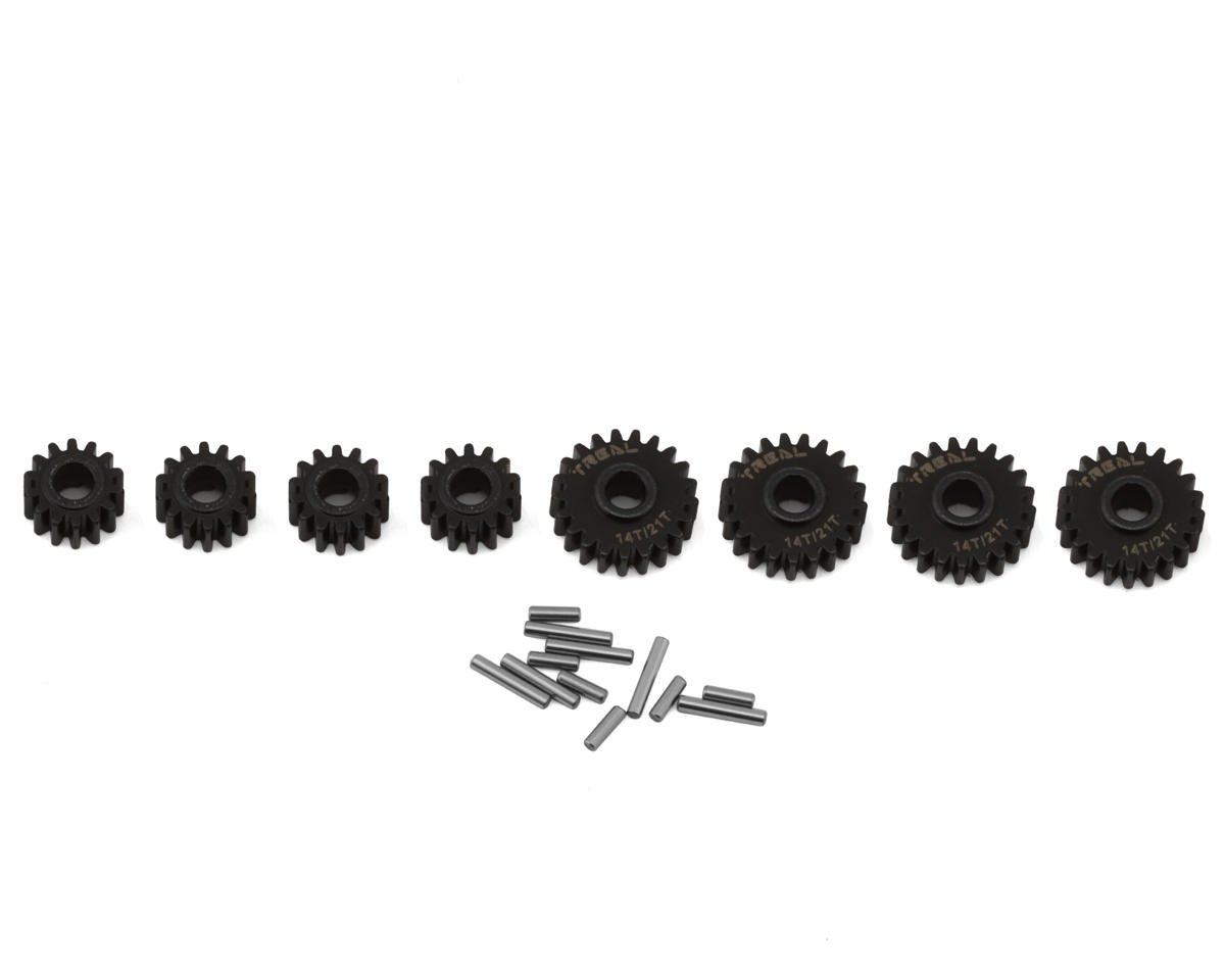 Treal Hobby FCX24 Hardened Steel Portal Drive Gears (14T/21T) (TLHTFCX24-02)