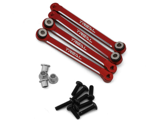 Treal Hobby FCX24 Aluminum Upper Links Set (Red) (TLHTFCX24-22)