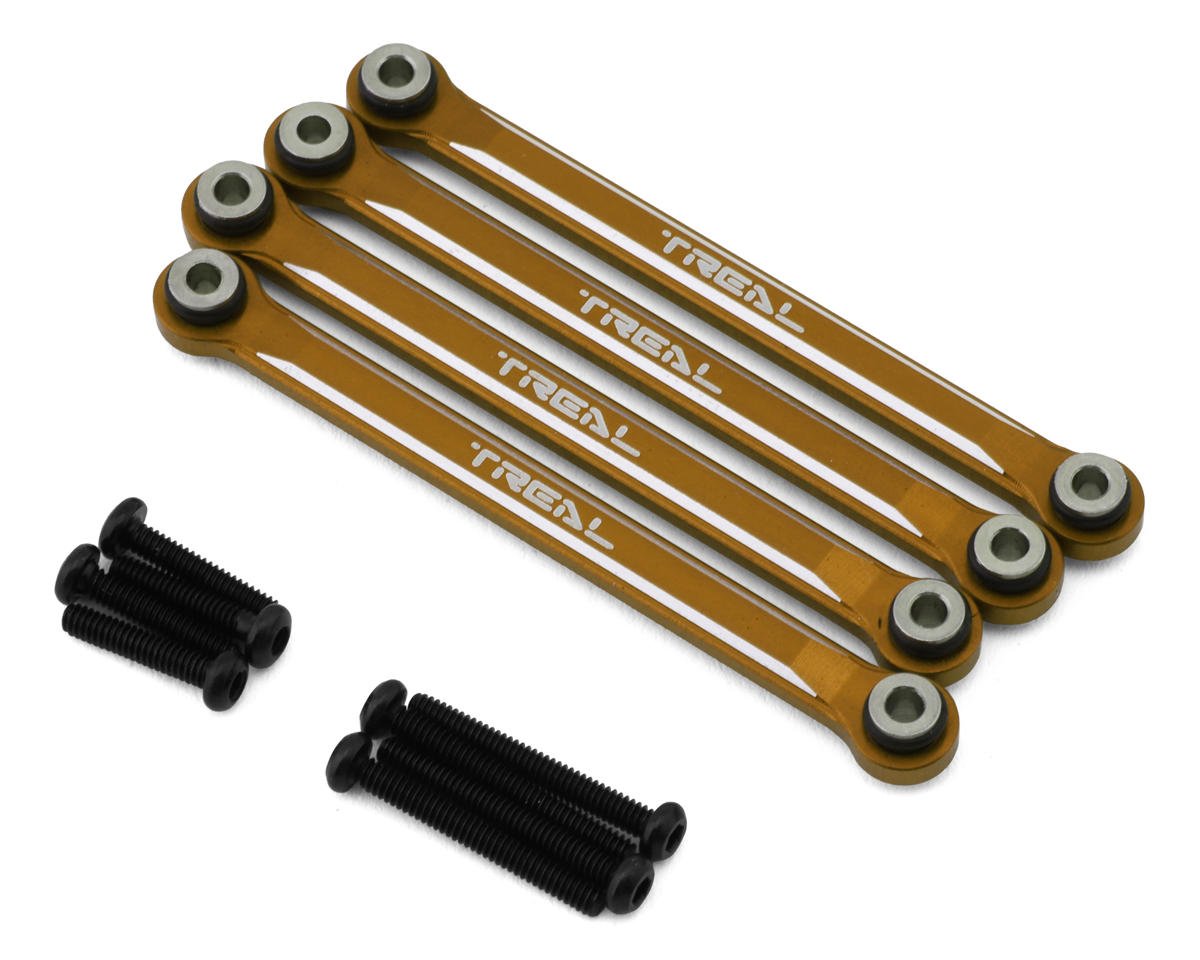 Treal Hobby FCX24 Aluminum Lower Links Set  (Bronze) (TLHTFCX24-25)