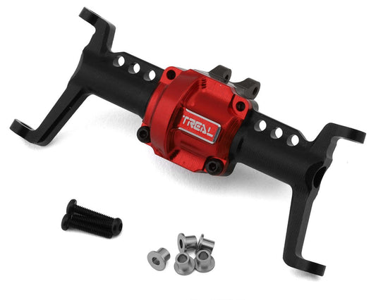 Treal Hobby FCX24 Aluminum Front Portal Axle Housing (Black) (TLHTFCX24-29)