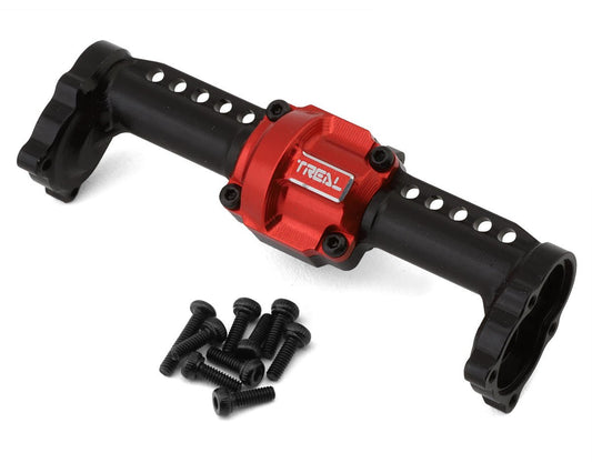 Treal Hobby FCX24 Aluminum Rear Portal Axle Housing (Black) (TLHTFCX24-31)