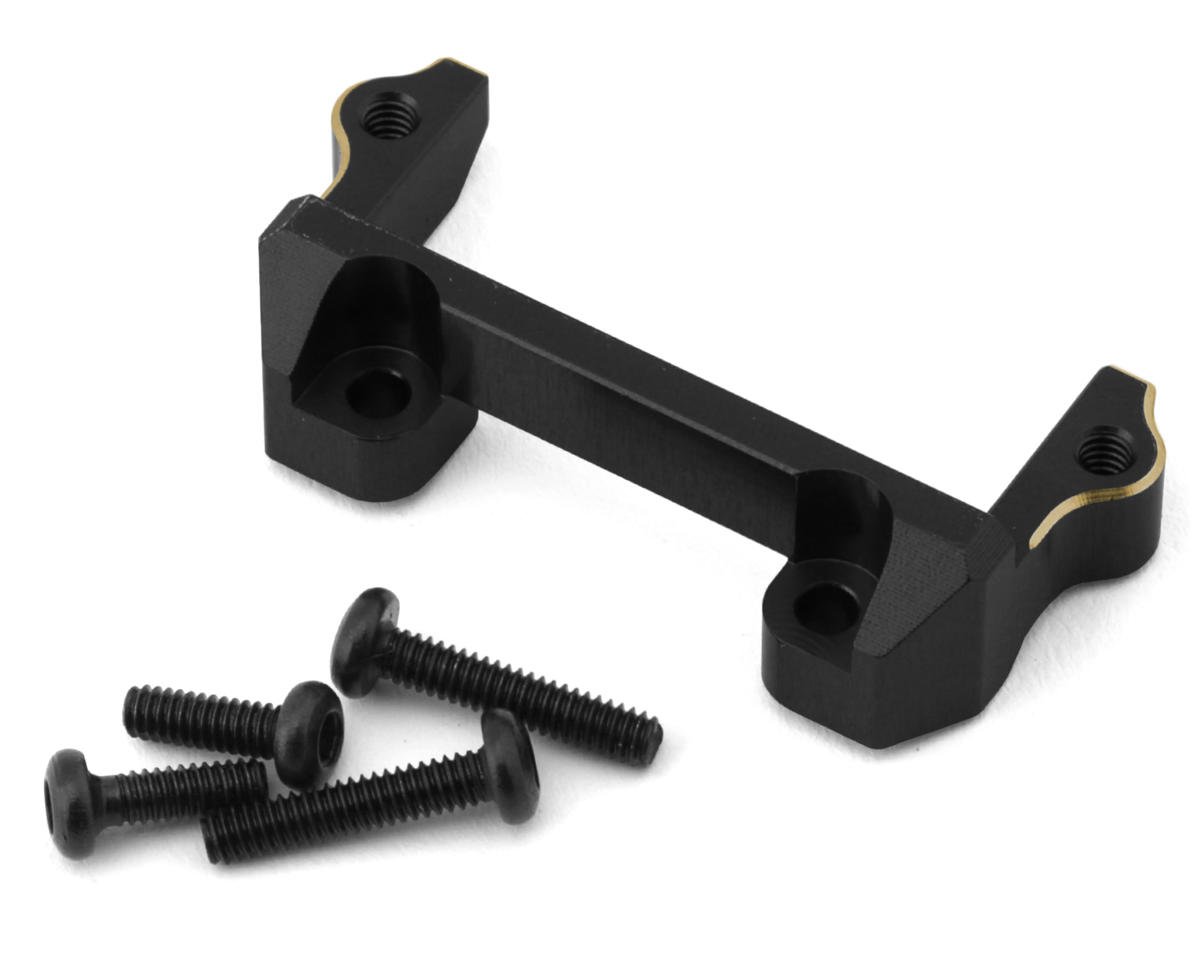 Treal Hobby FCX24 Brass Steering Servo Mount (Black) (27.5g) (TLHTFCX24-55)