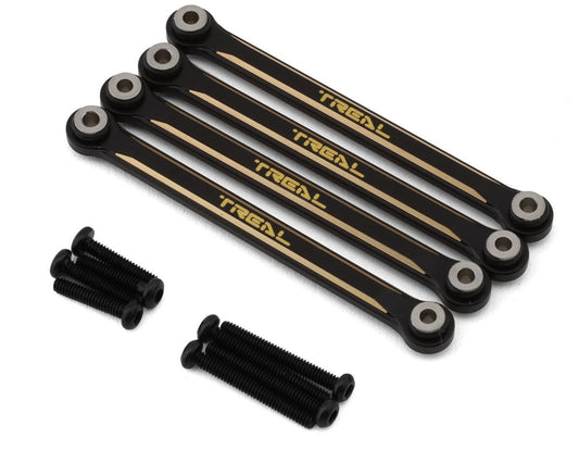 Treal Hobby FCX24 Brass Lower Links Set (Black) (19.4g) (TLHTFCX24-57)