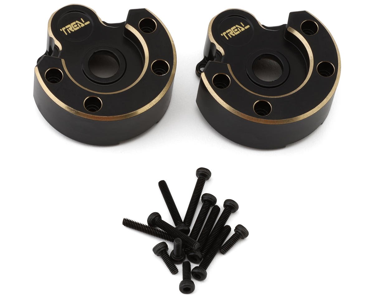 Treal Hobby Redcat Gen8 Brass Heavy Outer Portal Housing (Black) (2) (62g) (TLHTGEN8-01)