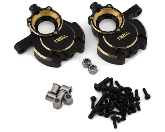 Treal Hobby Redcat Gen8 Brass Inner Front Portal Covers (Black) (2) (42g) (TLHTGEN8-07)