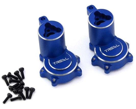 Treal Hobby Redcat Gen9 Aluminum Rear Hubs/Inner Portal Covers (Blue) (2) (TLHTGEN9-11)
