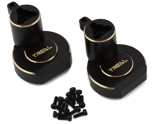 Treal Hobby Redcat Ascent/Gen9 Brass Rear Inner Portal Covers (Black) (2) (77g) (TLHTGEN9-14)