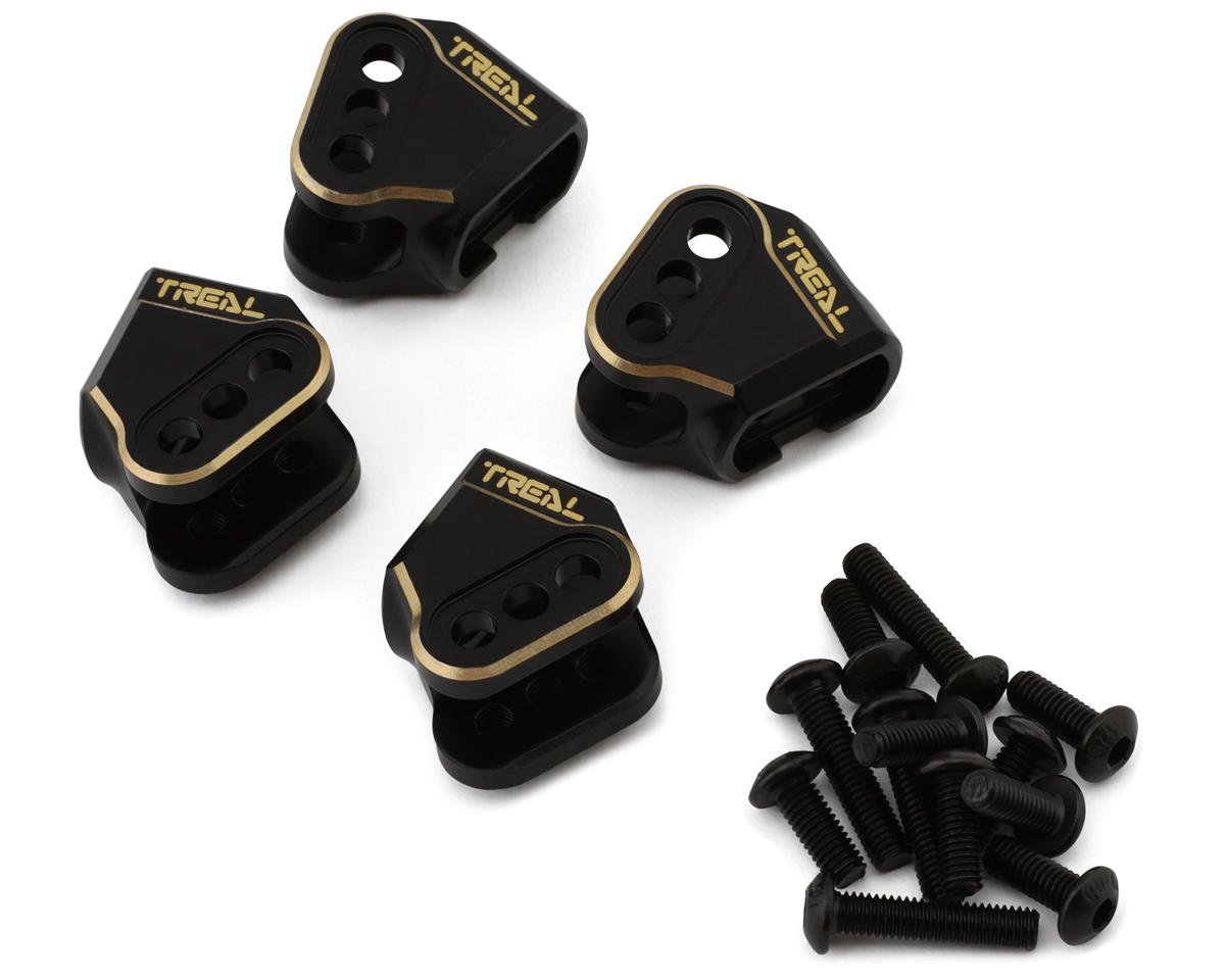 Treal Hobby Redcat Ascent/Gen9 Brass Lower Link Mounts (Black) (4) (44.4g) (TLHTGEN9-24)