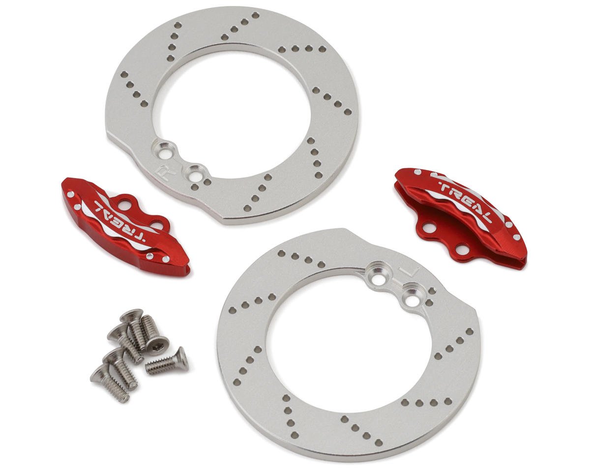 Treal Hobby Redcat Gen9 CNC Aluminum Brake Disc & Caliper Set (Silver) (2) (TLHTGEN9-29)