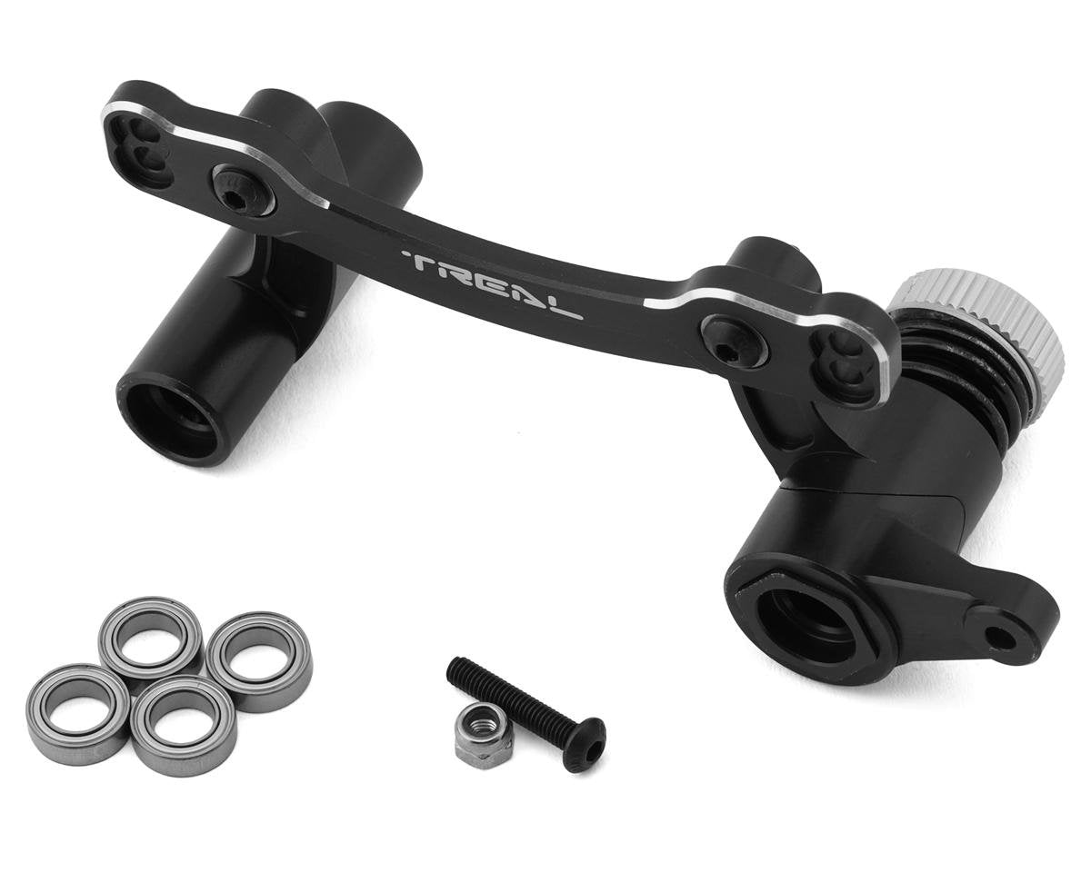 Treal Hobby Arrma Kraton 6S Aluminum Steering Rack Assembly (Black) (TLHTKRATON-15)