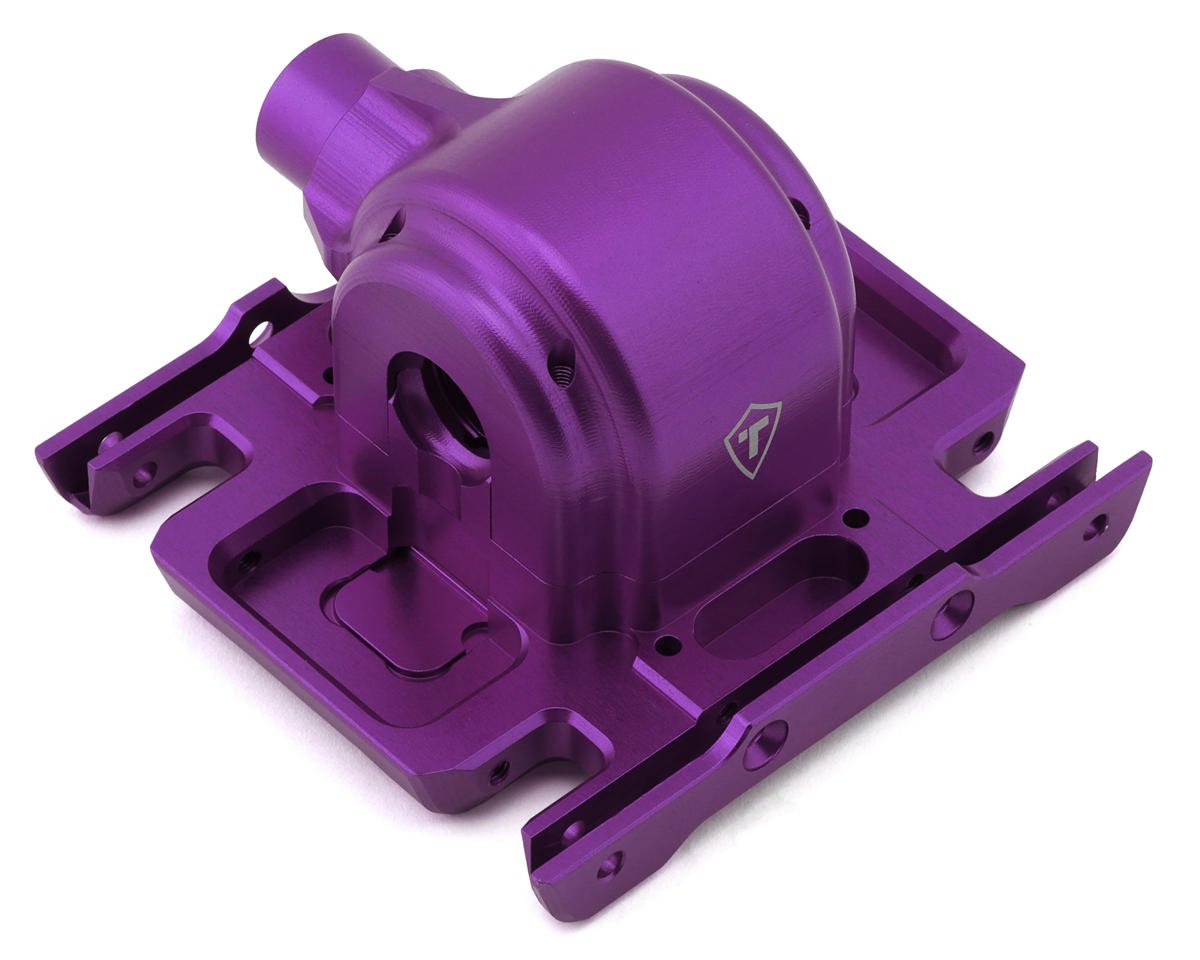 Treal Hobby Losi LMT Aluminum Gearbox Housing Set w/Covers (Purple) (TLHTLMT-109)