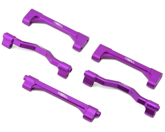 Treal Hobby Losi LMT Aluminum Chassis Cross Brace Set (Purple) (5) (TLHTLMT-112)