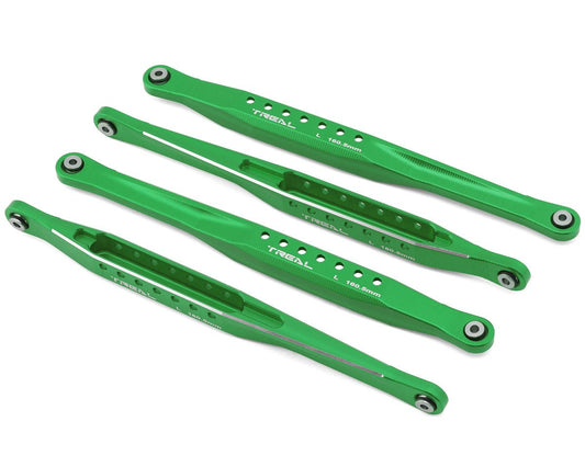 Treal Hobby Losi LMT Aluminum Lower Trailing Arm Link Set (Green) (4) (160.5mm) (TLHTLMT-124)