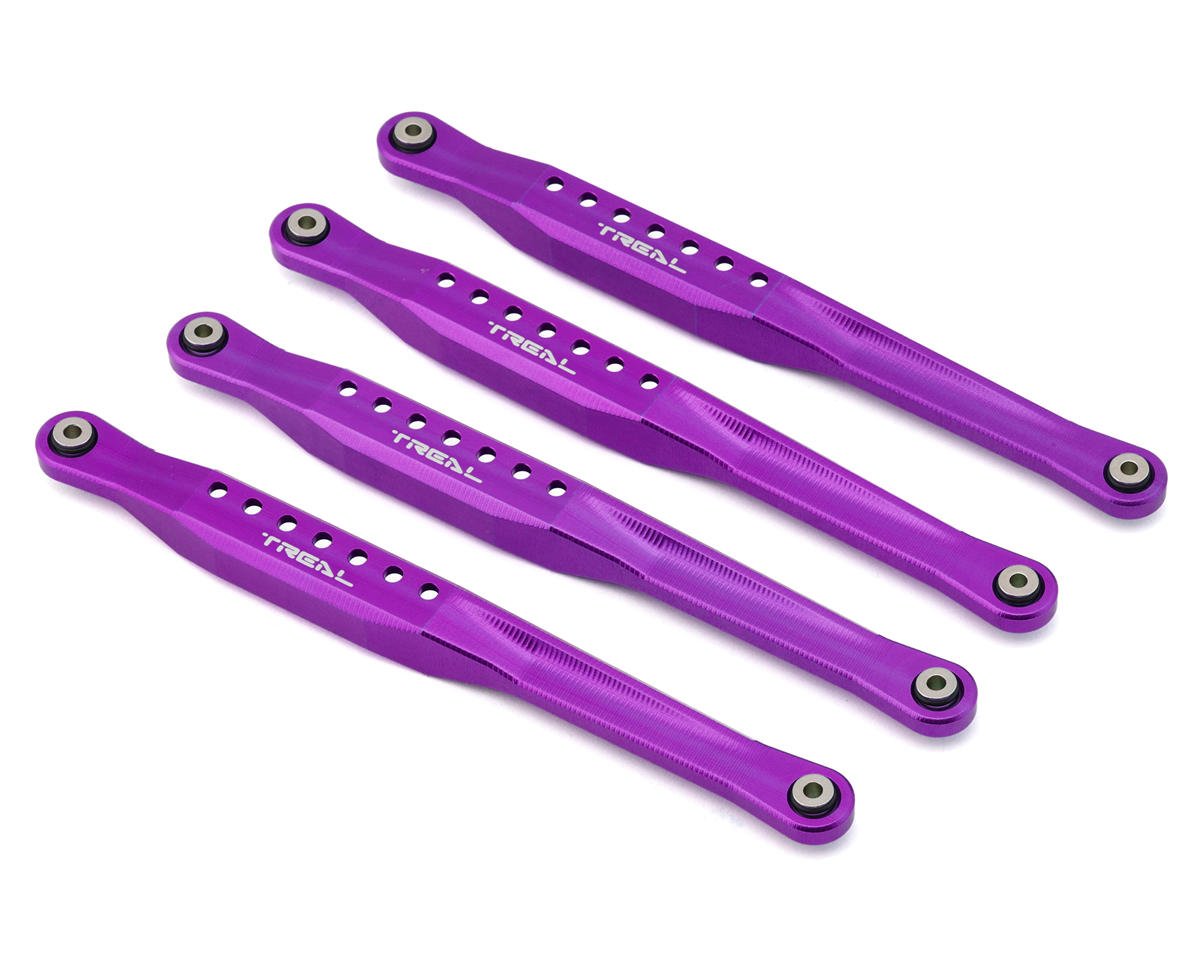 Treal Hobby Losi LMT Aluminum Lower Trailing Arms Link Set (Purple) (4) (TLHTLMT-136)
