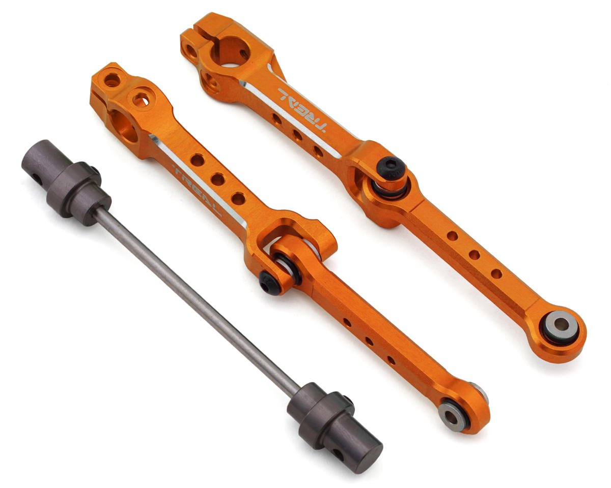 Treal Hobby Losi LMT CNC Aluminum Sway Bar Set (Orange) (2) (Front/Rear) (TLHTLMT-139)