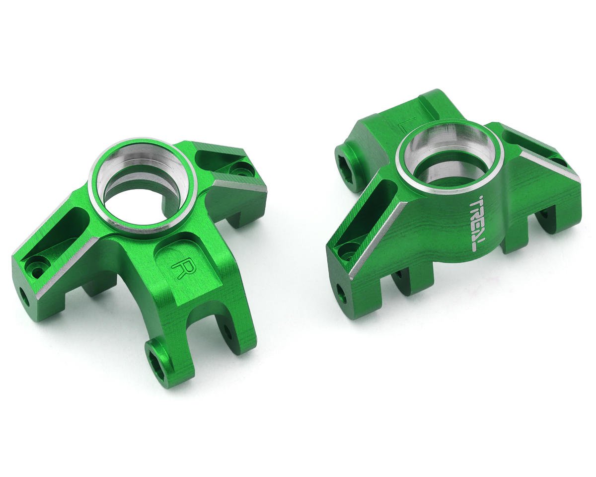 Treal Hobby Losi LMT Aluminum Front Steering Knuckle (Green) (2) (TLHTLMT-16)