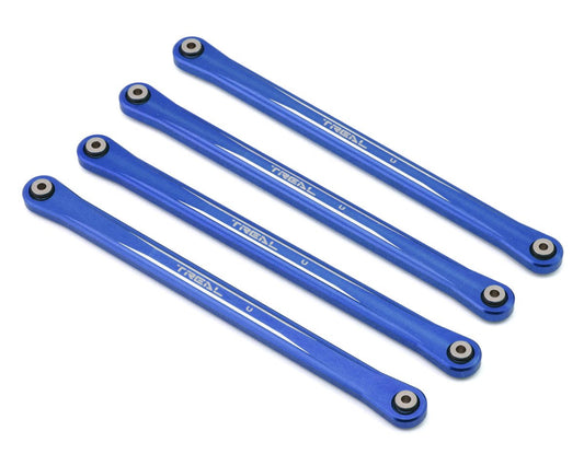Treal Hobby Losi LMT Aluminum Upper Link Bars (Blue) (4) (TLHTLMT-26)
