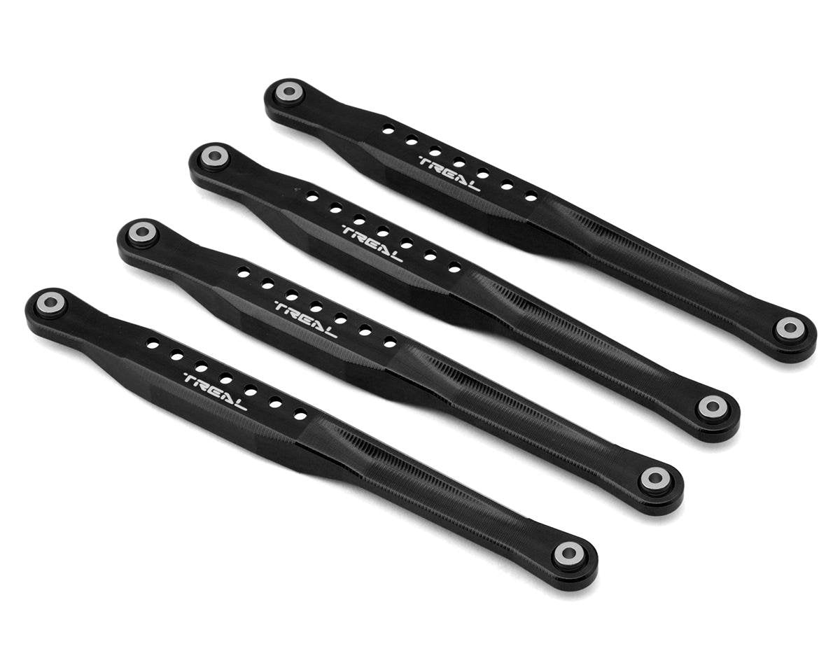 Treal Hobby Losi LMT Aluminum Lower Trailing Arms Link Set (Black) (4) (TLHTLMT-37)
