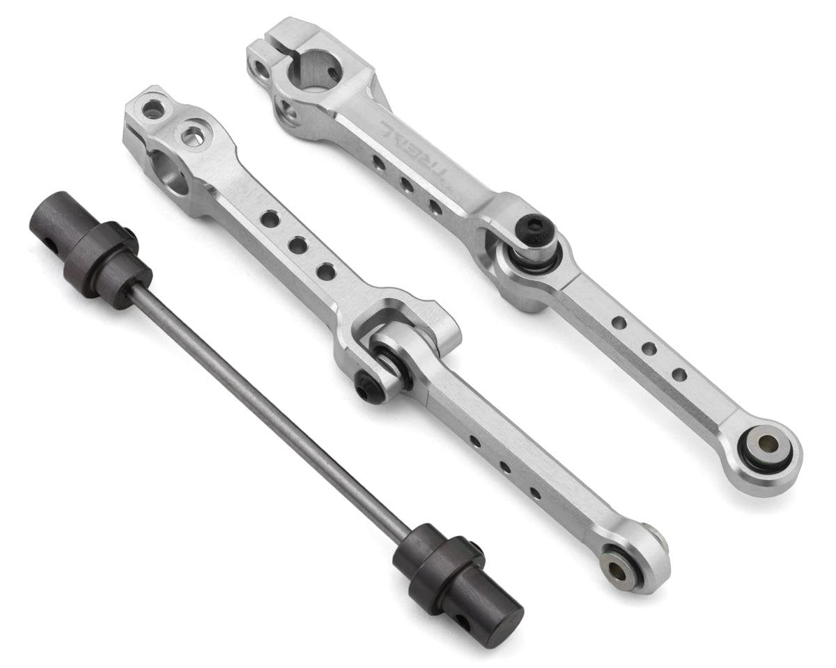 Treal Hobby Losi LMT CNC Aluminum Sway Bar Set (Silver) (2) (Front/Rear) (TLHTLMT-48)