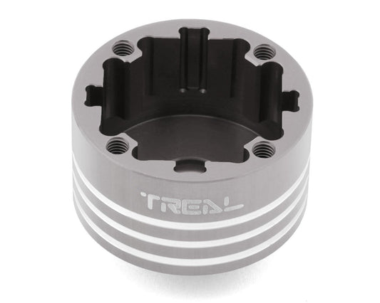 Treal Hobby Losi LMT Aluminum Differential Housing (Silver) (TLHTLMT-52)