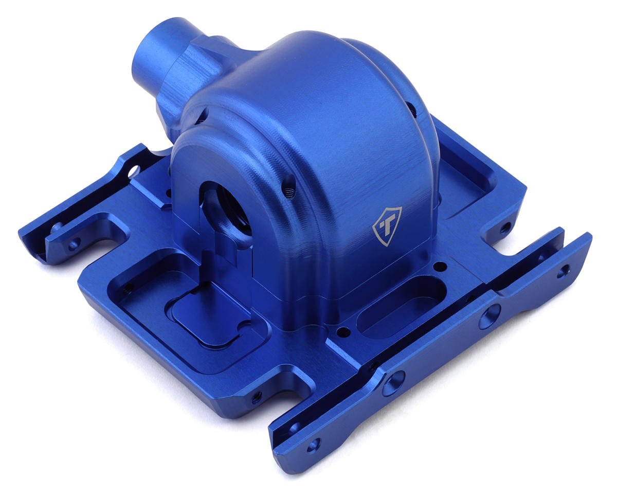 Treal Hobby Losi LMT Aluminum Gearbox Housing Set w/Covers (Blue) (TLHTLMT-54)
