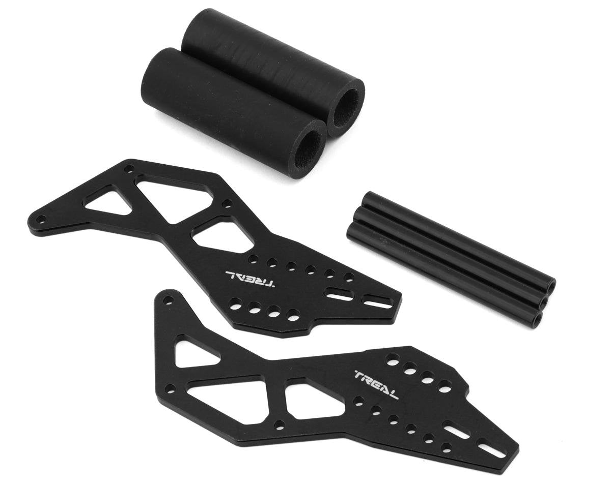 Treal Hobby Losi LMT Aluminum Adjustable STD Wheelie Bar (Black) (TLHTLMT-67)